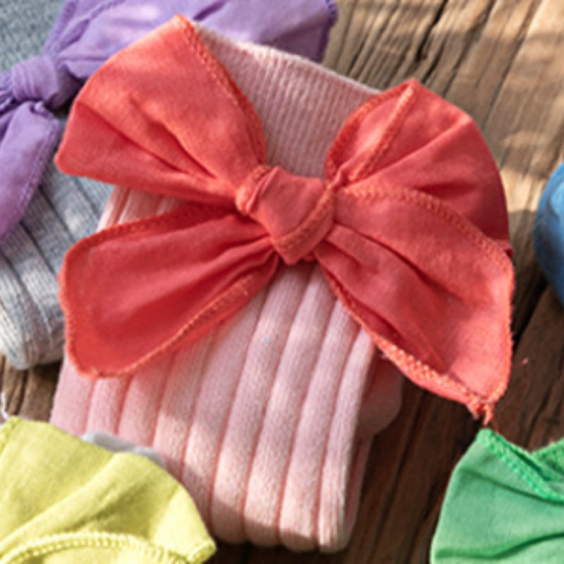 Baby Girl Lace Bow Knot Princess Straight Socks