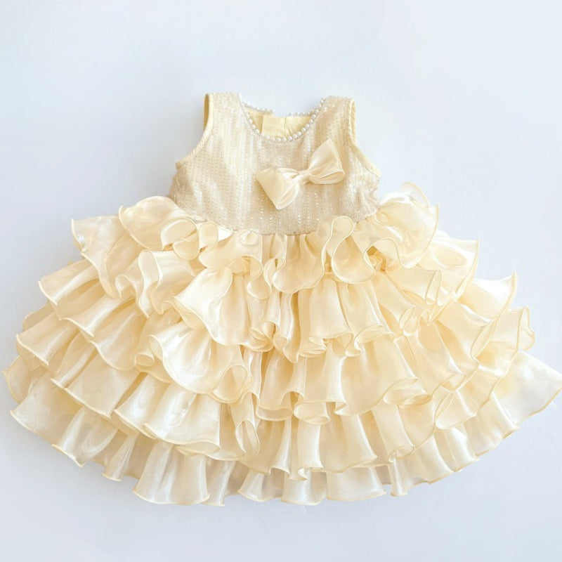 Baby Christmas Dress Flower Girl Dress Girls Birthday Princess Dress