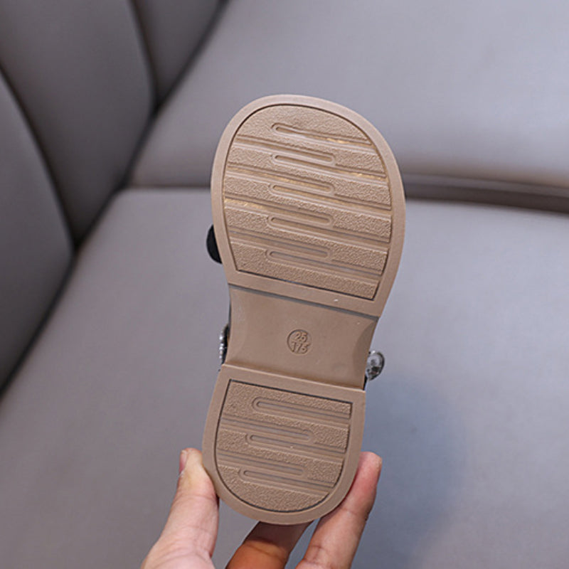 New Baby Girl Princess Diamond Leather Shoes