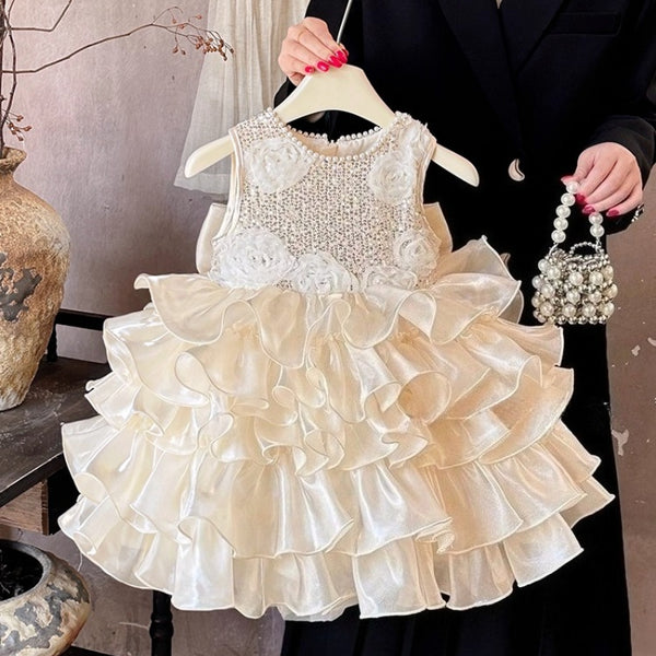 Girls' New Summer Cute Birthday Princess Dress