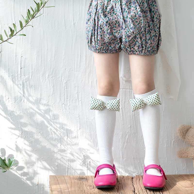 Baby Girl Flower Bow Knot Princess Straight Socks