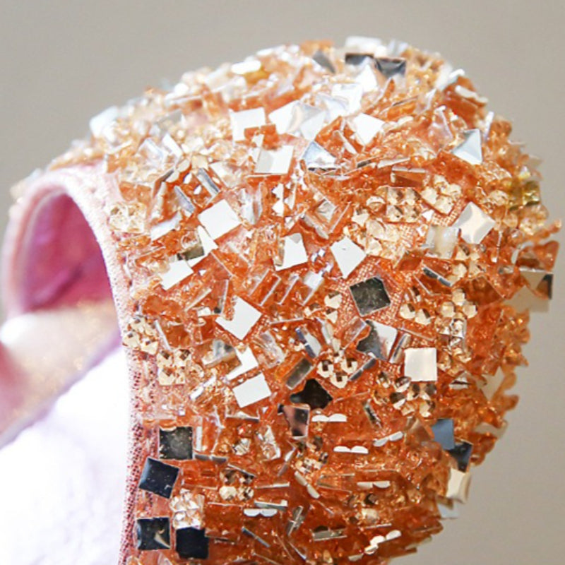 New Girls' Sequined Princess Shoes