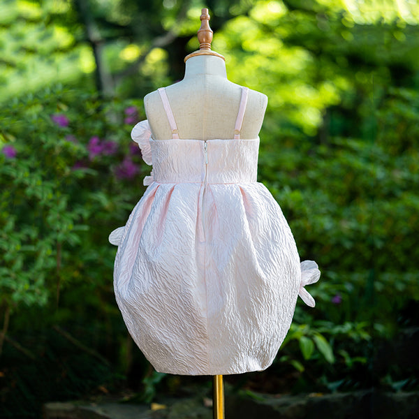 Elegant Baby Rose Girl Dress Toddler Birthday Pageant Dresses