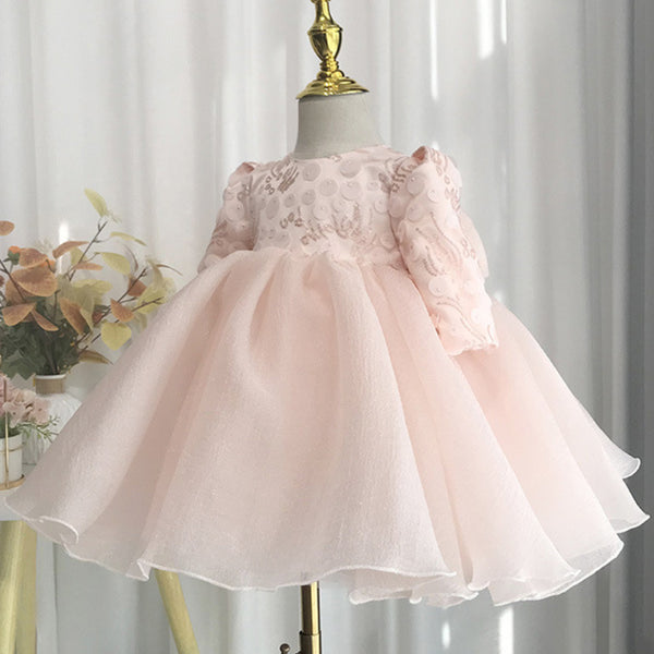 Cute Baby Birthday Dress Flower Girl Wedding Fluffy Princess Dress