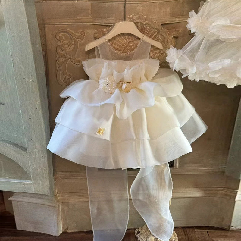 Cute Girls Communion Dress Flower Girl Wedding Princess Dress