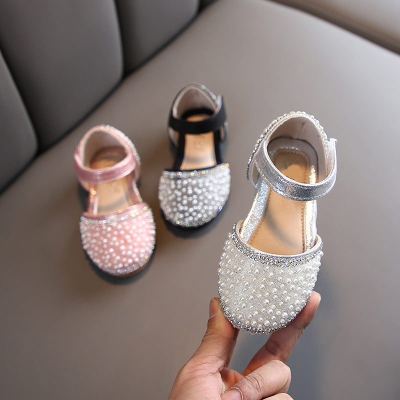New Summer Children's Leather Shoes Girls Princess Shoes