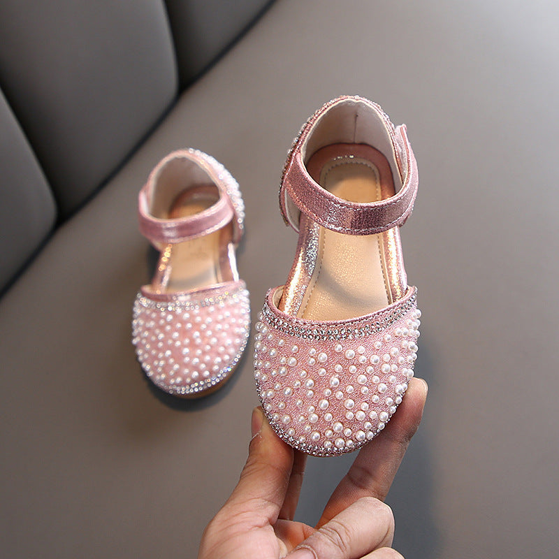 New Summer Children's Leather Shoes Girls Princess Shoes