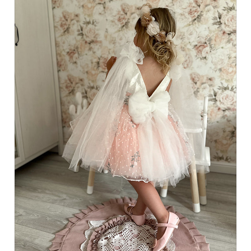 Cute Baby Girl Birthday Dress Children's Communion Princess Dress