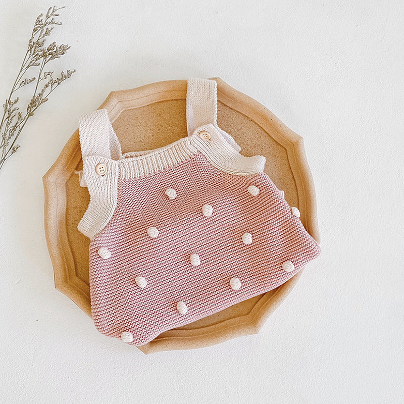 Cute Pink Baby Romper