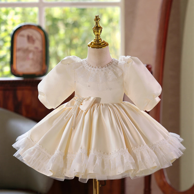 Girls Elegant Party Dress Children's Birthday Princess Dress Flower Girl Wedding Dresses
