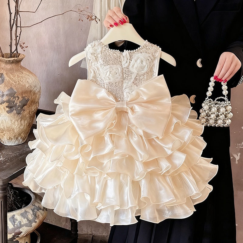 Girls' New Summer Cute Birthday Princess Dress