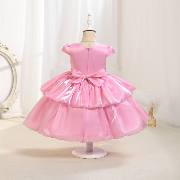 Cute Girl Baptism Dress Baby Girl Birthday Princess Dress