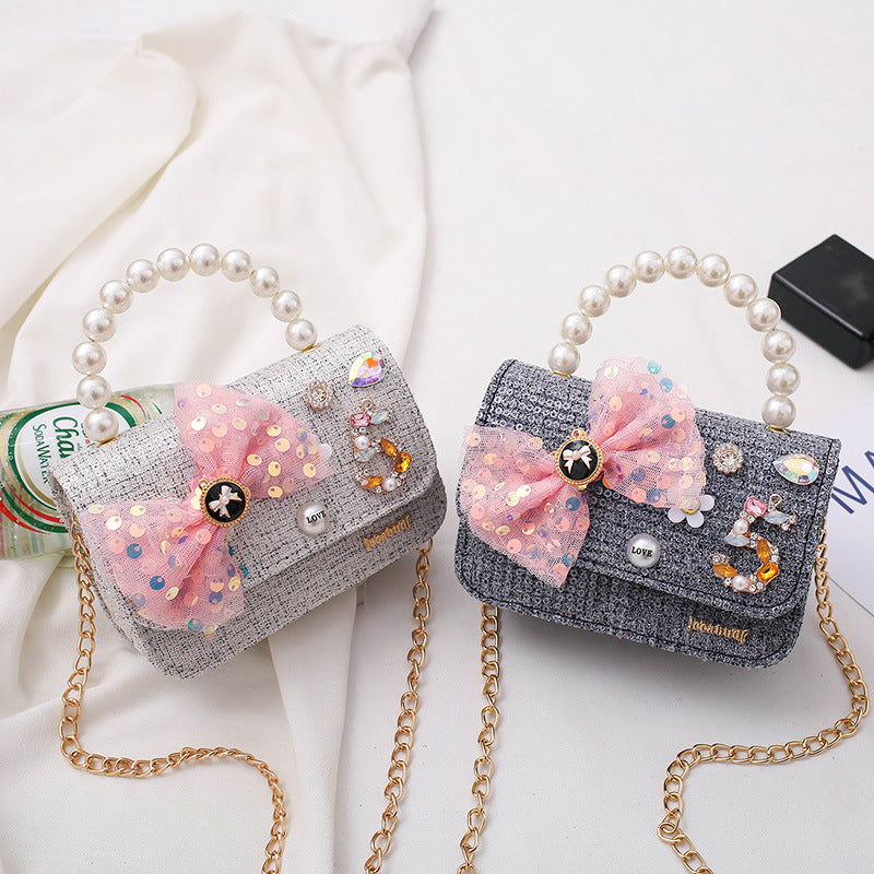 Cute Baby Girls Crossbody Bow-knot Fashion Bag