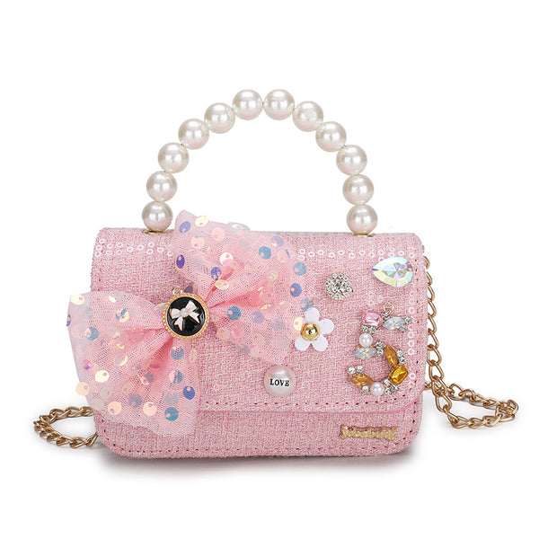 Cute Baby Girls Crossbody Bow-knot Fashion Bag