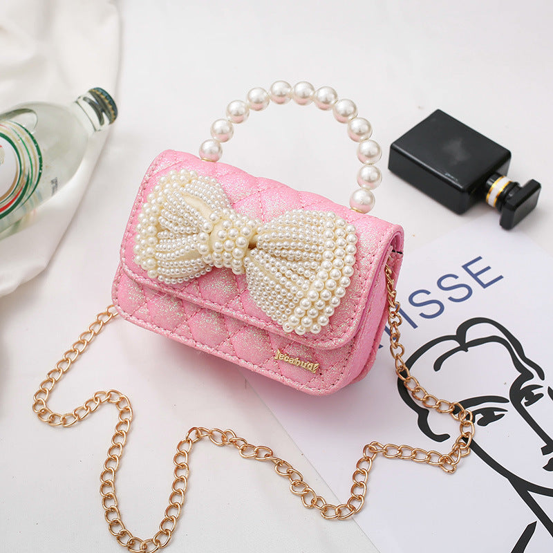 Cute Baby Girls Crossbody Pearl Bag