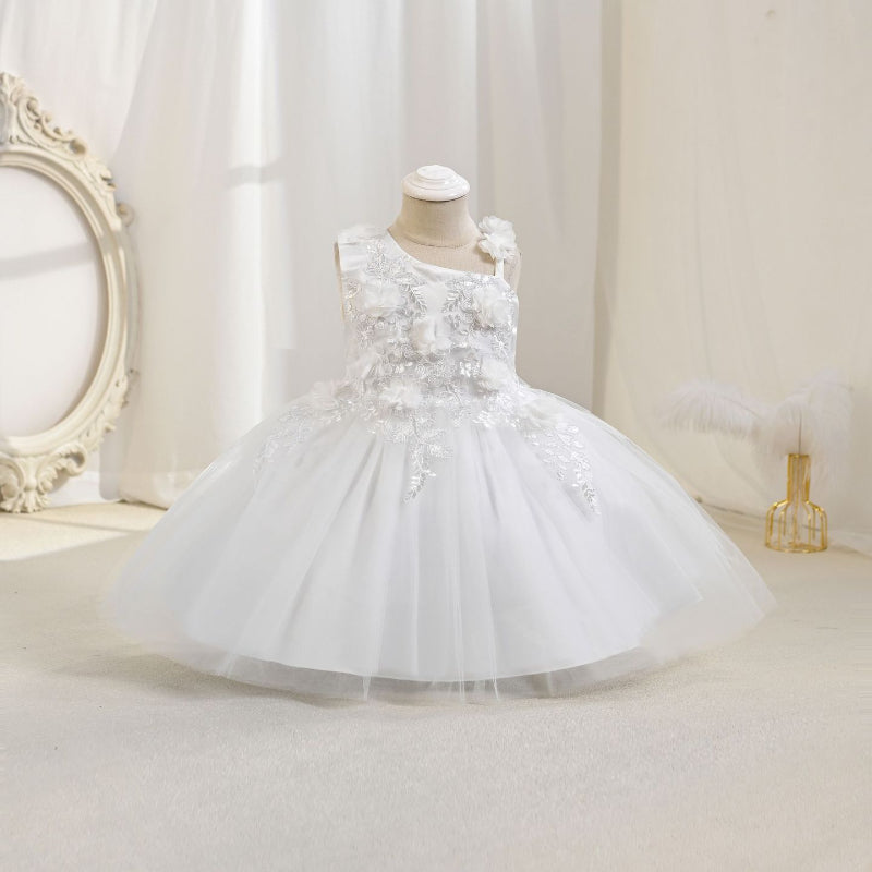 Girls Pageant Princess Dress Baby Birthday Party Dress