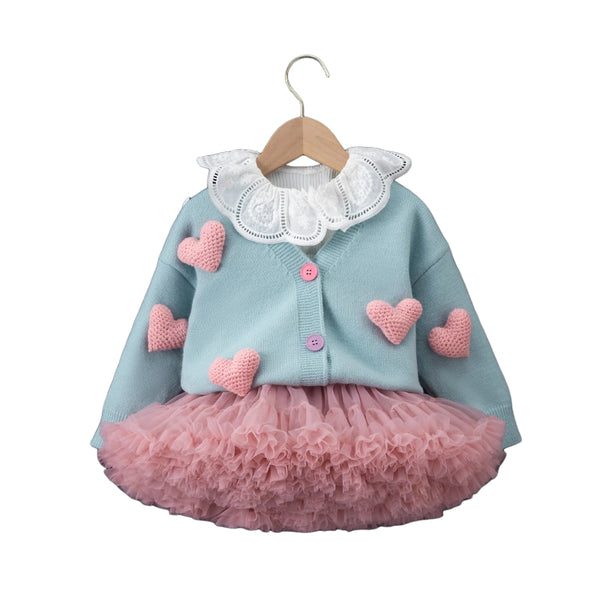 Cute Baby Girl Winter Cardigan