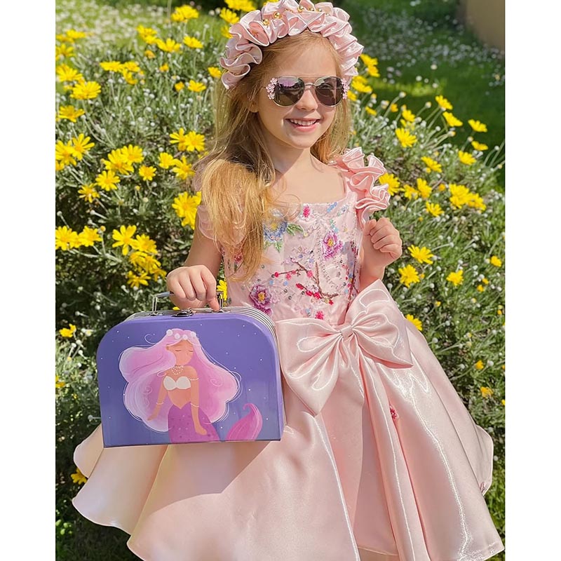 Elegant Baby Girl Sequin Embroidery Dress Toddler Birthday Pageant Princess Dress
