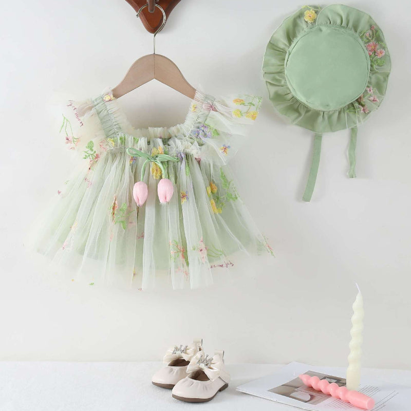 Baby Birthday Dress Children's Party Princess Dress