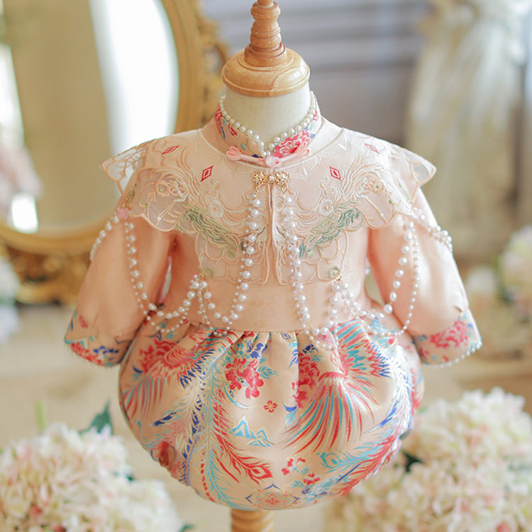 Elegant Baby Girls Christening Dresses Baby Baptism Romper