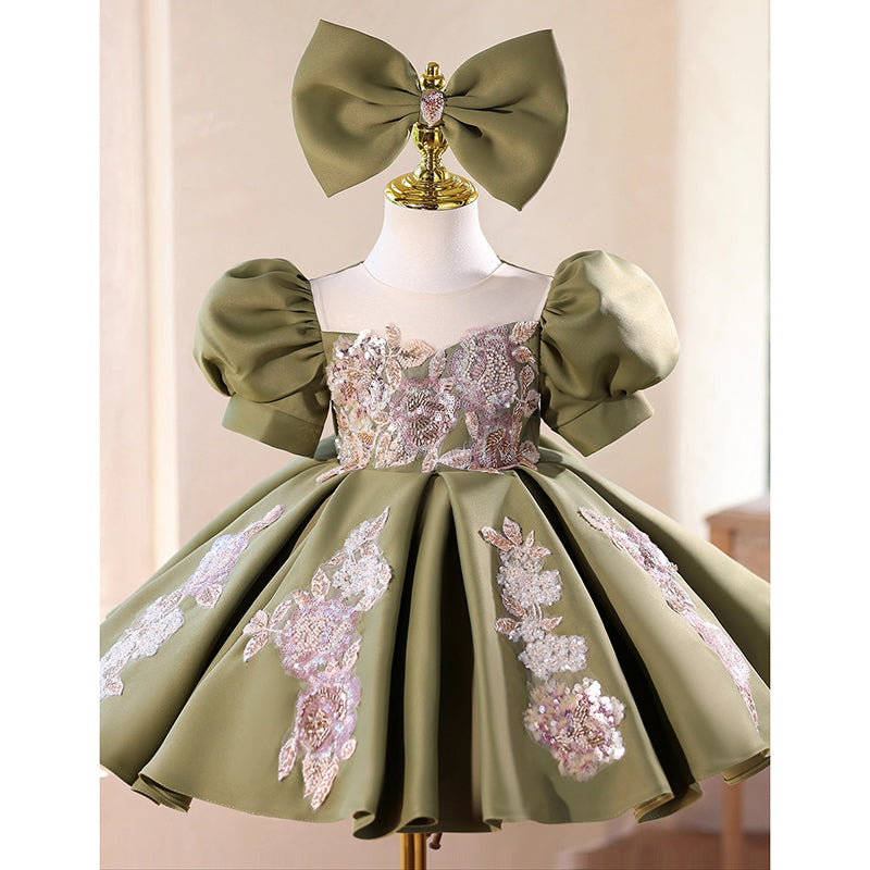Children's Party Dresses Girls Birthday Princess Dresses Girls Communion Dresses