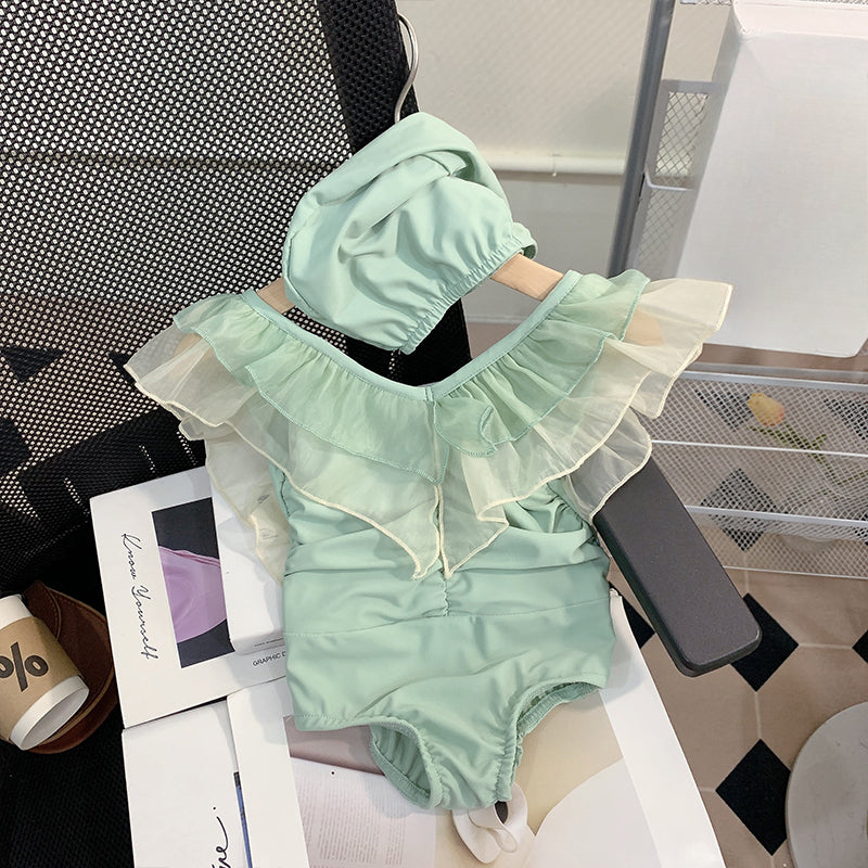 Girls Summer One-piece Baby Swimsuit