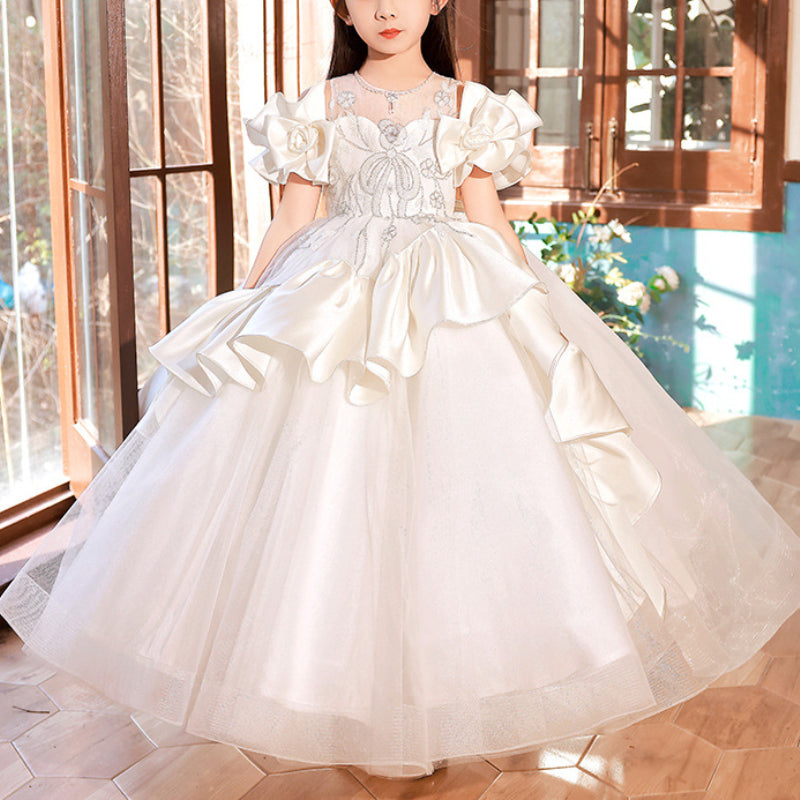 Baby Girl Dresses Flower Girl Elegant Puffy Dress