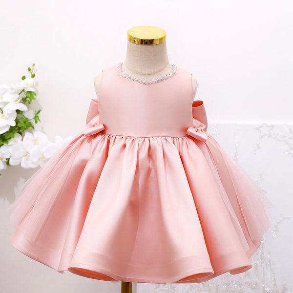 slim fit dress slacks Baby Girl Thanksgiving Dress – Soft Cotton Fall Outfit main image 0
