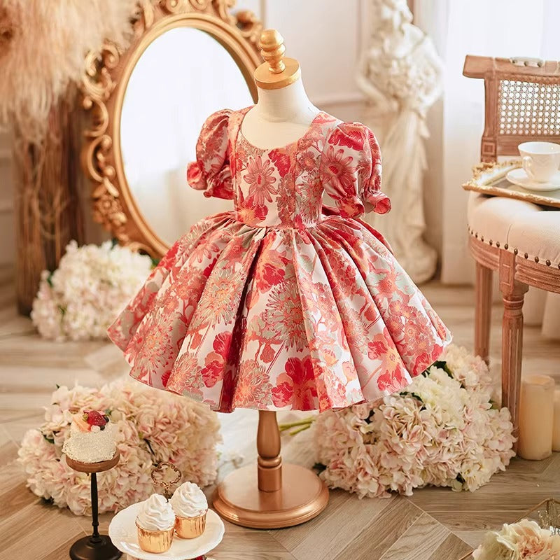 Girl Formal Dresses Children's Christening Dresses Baby Birthday Dresses
