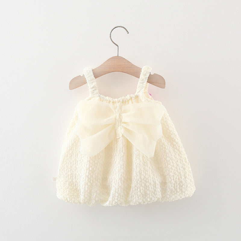 Baby Girl Cute Flower Bow Knot Dress