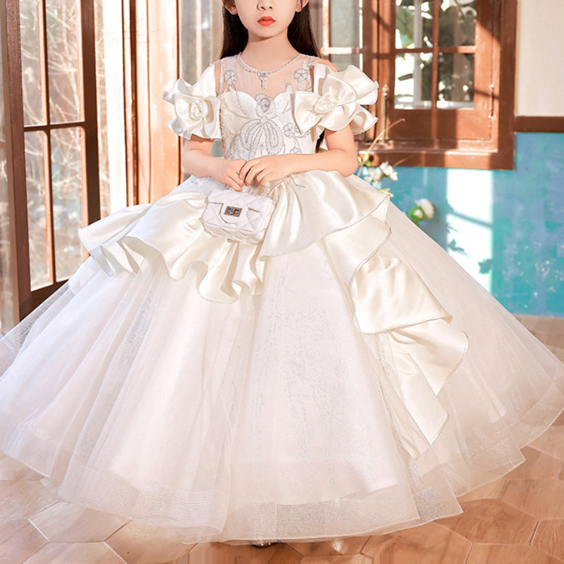 Baby Girl Dresses Flower Girl Elegant Puffy Dress