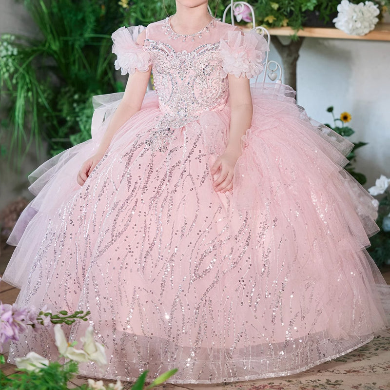 Girls Ball Dresses Childrens Birthday Princess Dresses Flower Girl Dresses