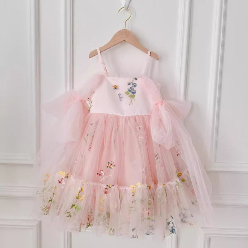 Girls Communion Dress Girls Birthday Princess Dress Children's Party Dress