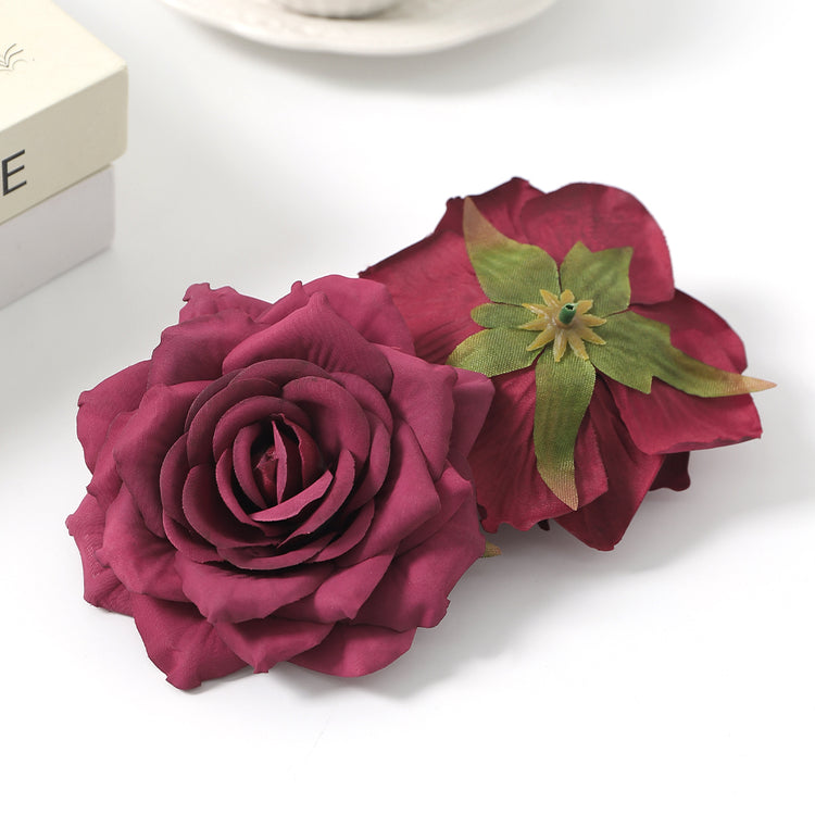 Simulation Rose Flower Headdress Hair Clip Hair Ornament