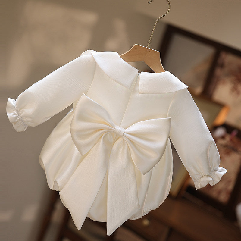 Flower Girl Dresses Toddler Communion Dresses Toddler Baptism Romper