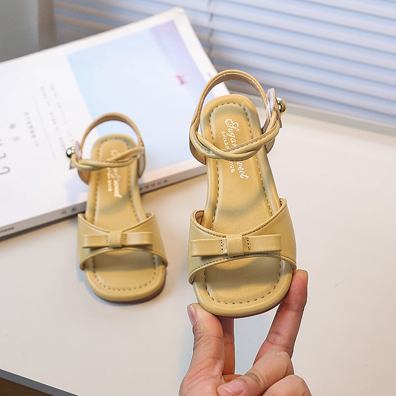 One-strap Bow Princess Sandals New Summer Children's Sandals
