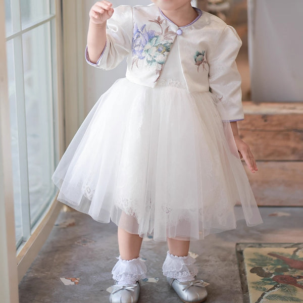 Children's Birthday Dress Baby Puff Dress Flower Girl Princess Dress