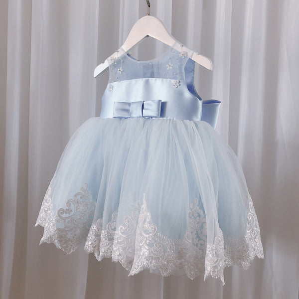 Cute Baby Girl Embroidery Dress Toddler Birthday Christmas Princess Dress