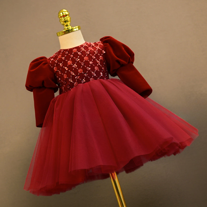 Girls Birthday Dress Baby Girl Princess Dress Flower Girl Wedding Dress