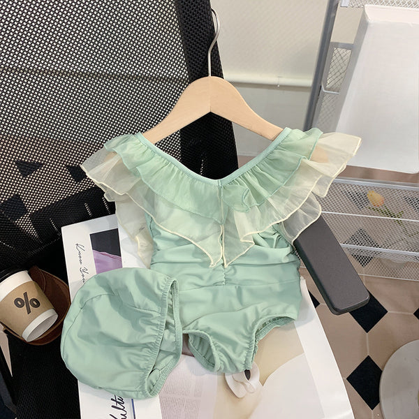 Girls Summer One-piece Baby Swimsuit