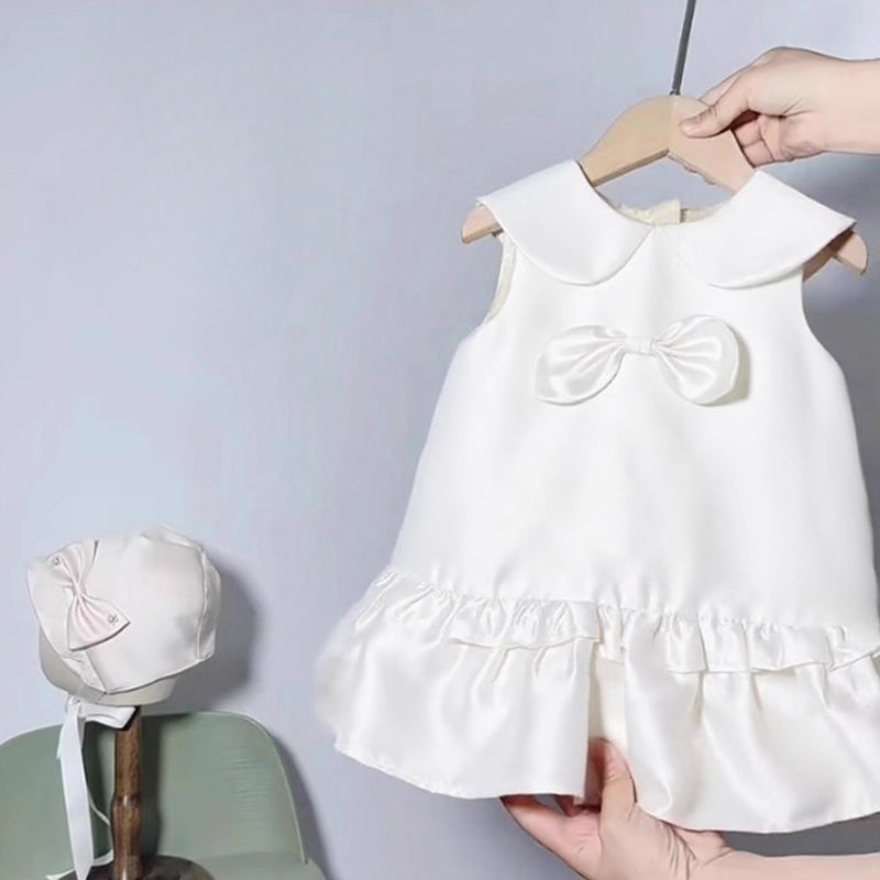Baby Girl Birthday Dress Girl Sleeveless Communion Princess Dress