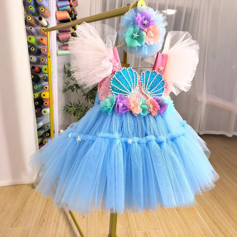 Girl Party Dresses Girls Summer Beach Dresses Girls Pageant Dresses