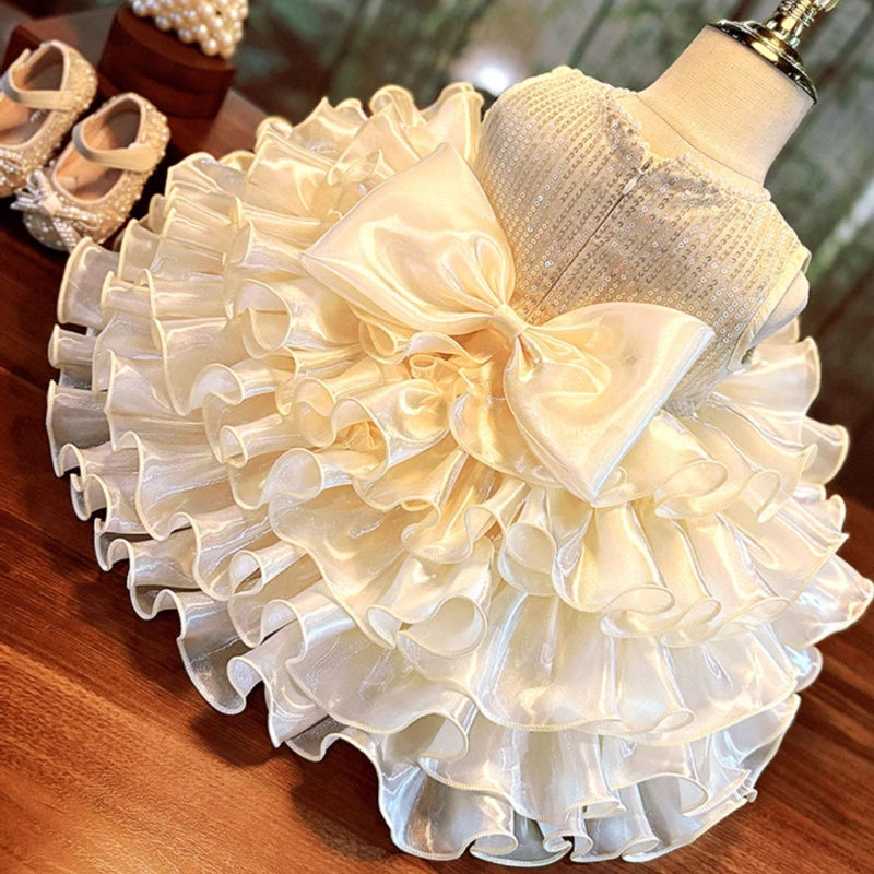 Girls Party Princess Dress Baby Girl Cute Birthday Dress