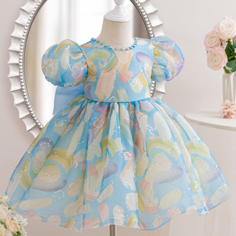 Baby Girl Birthday Dress Children's Party Princess Dress