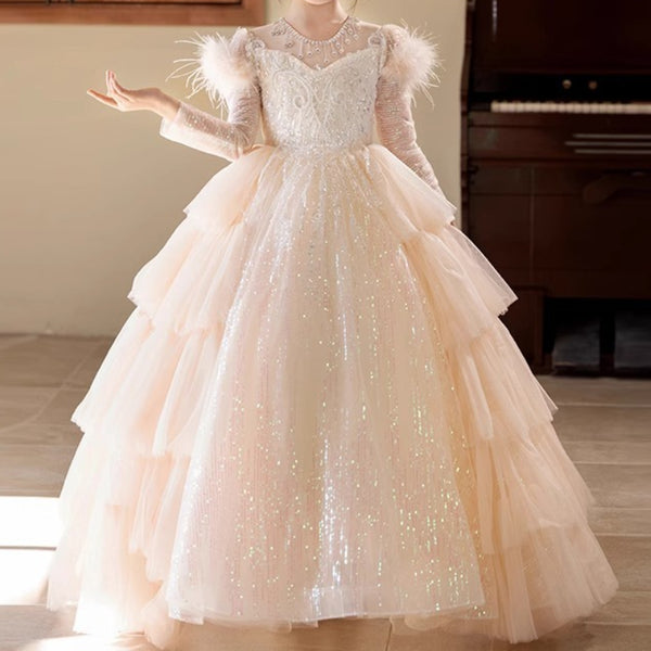 Girls' Elegant Dresses Girls' Birthday Dresses Girl's Prom Dresses