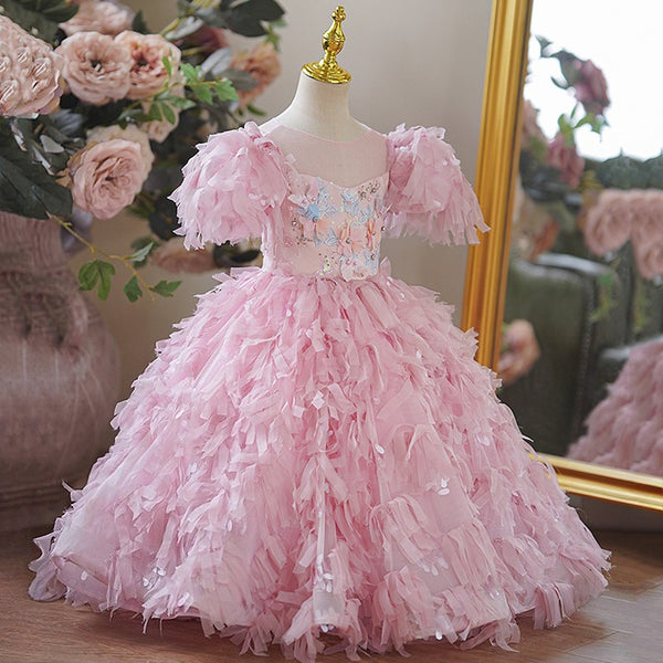 Girls Birthday Dress Flower Girl Princess Dress Girls Party Dress