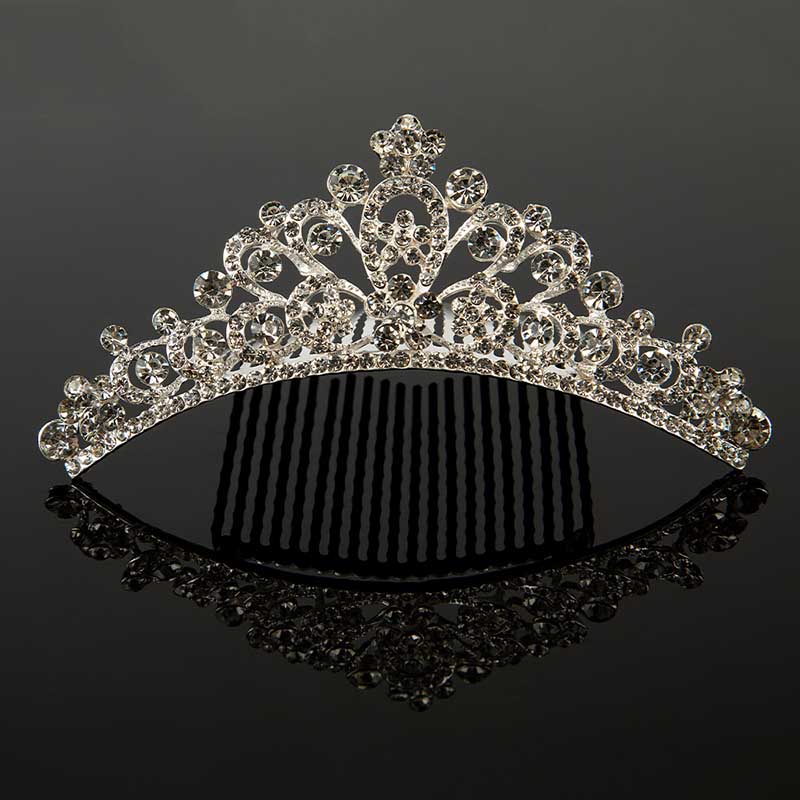 Baby Girl Birthday Wedding Party Crown Bead Diamond Headband