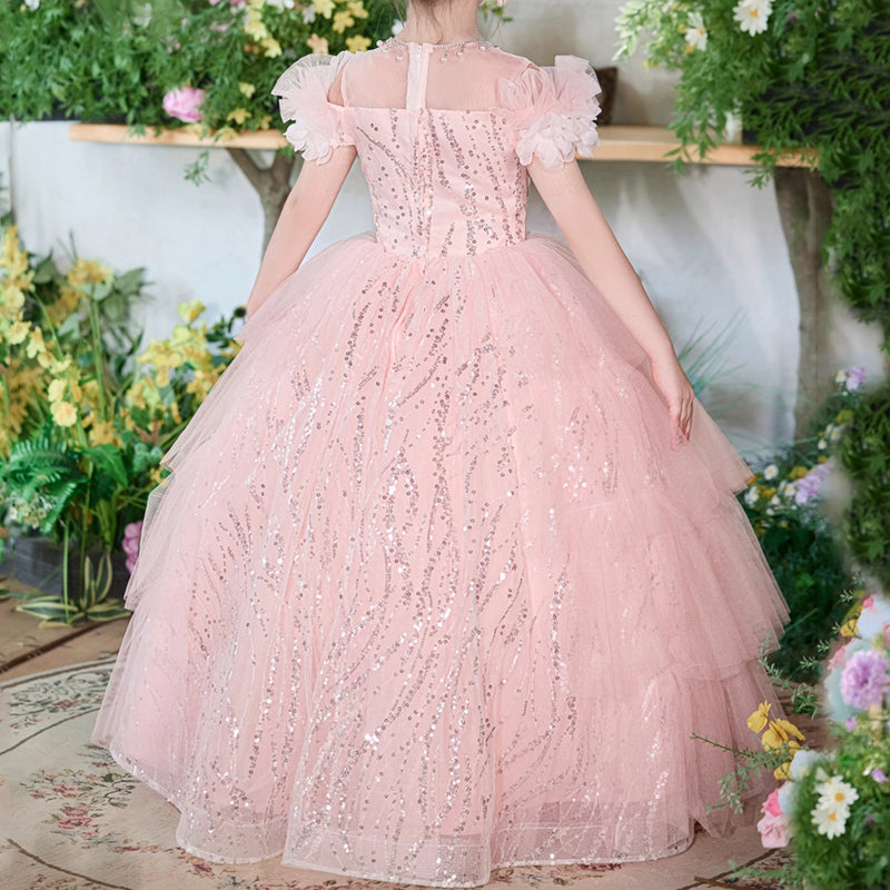 Girls Ball Dresses Childrens Birthday Princess Dresses Flower Girl Dresses