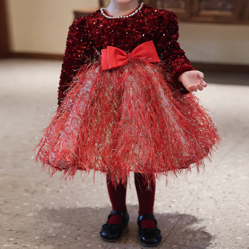 Girls Christmas Dresses Girls Prom Dresses Baby Birthday Princess Dresses
