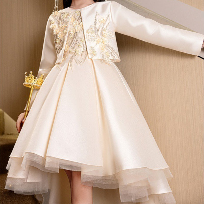 Children's Communion Dresses Flower Girl Wedding Dresses Girl Birthday Princess Dresses